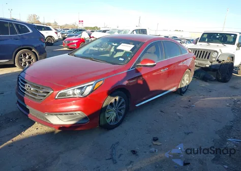2016 Hyundai Sonata Sport z USA, uszkodzony, nr VIN 5NPE34AF4GH431459